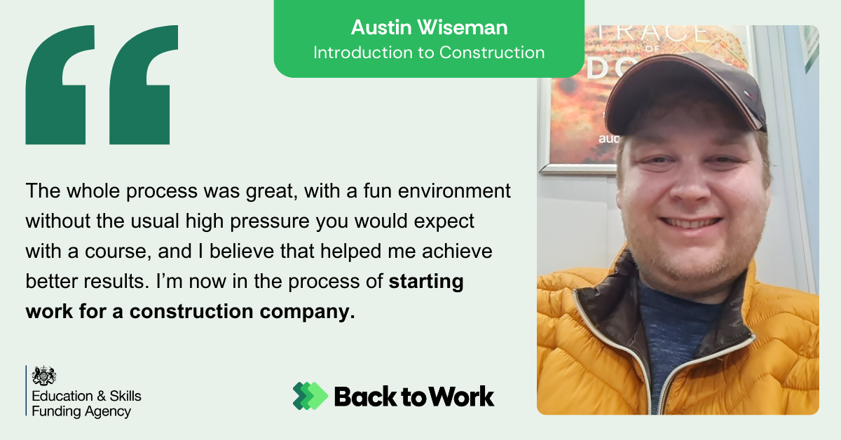 Learner feedback: Introduction to Construction