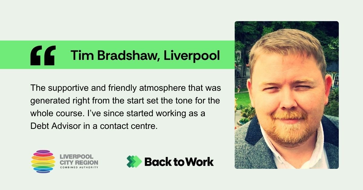 Contact Centre Learner Feedback: Tim Bradshaw
