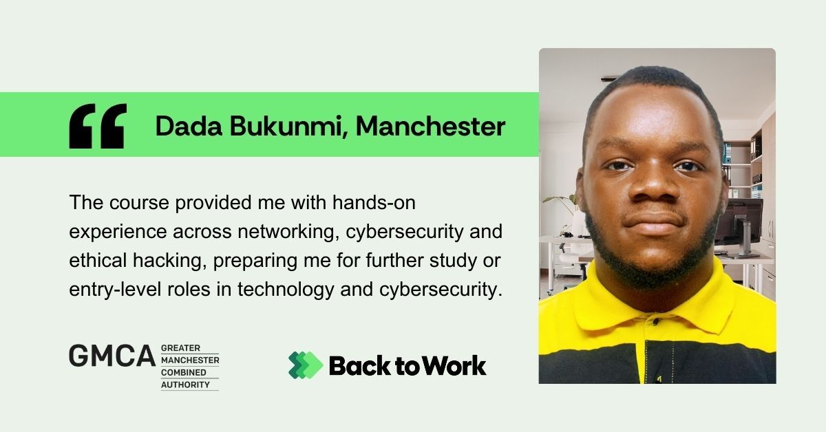 Learner feedback: Networking & Cybersecurity course - Dada's story